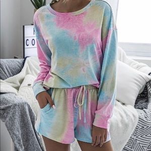 Last One! 💖 Comfy 2 Piece Tie Dye Lounge Wear Set